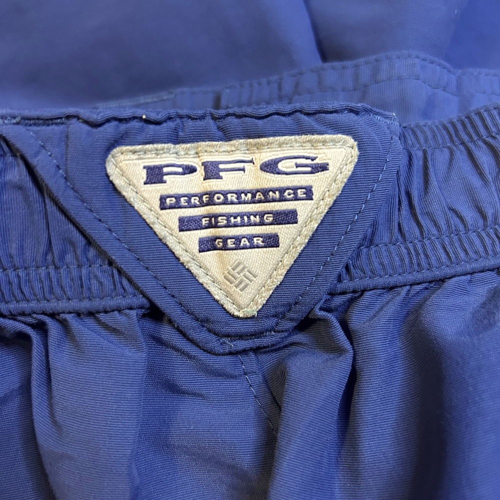 Men’s Columbia PFG Omni-Shade Navy Blue Fishing Shorts Size 34 6L - Picture 6 of 8